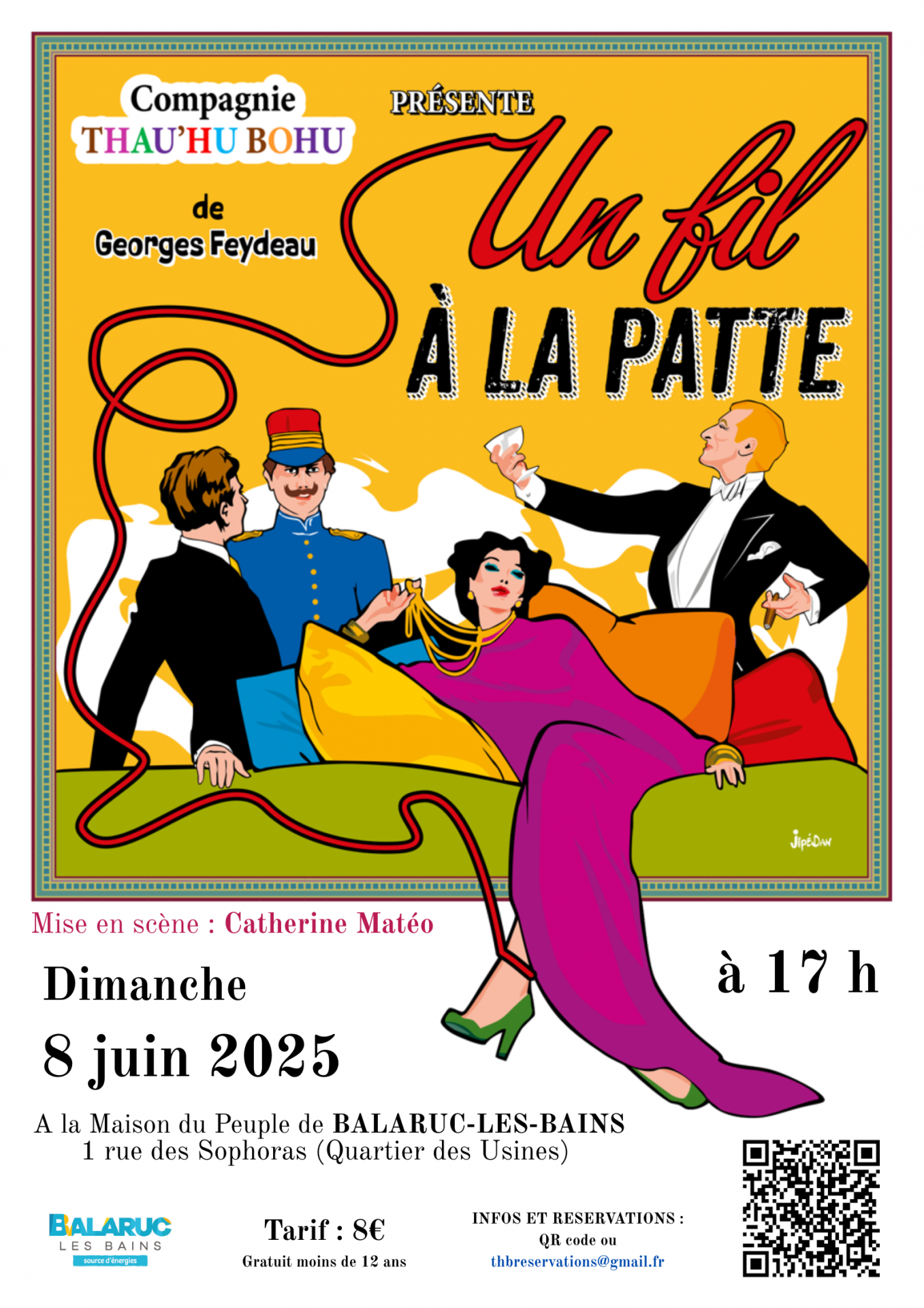 THÉÂTRE : UN FIL À LA PATTE