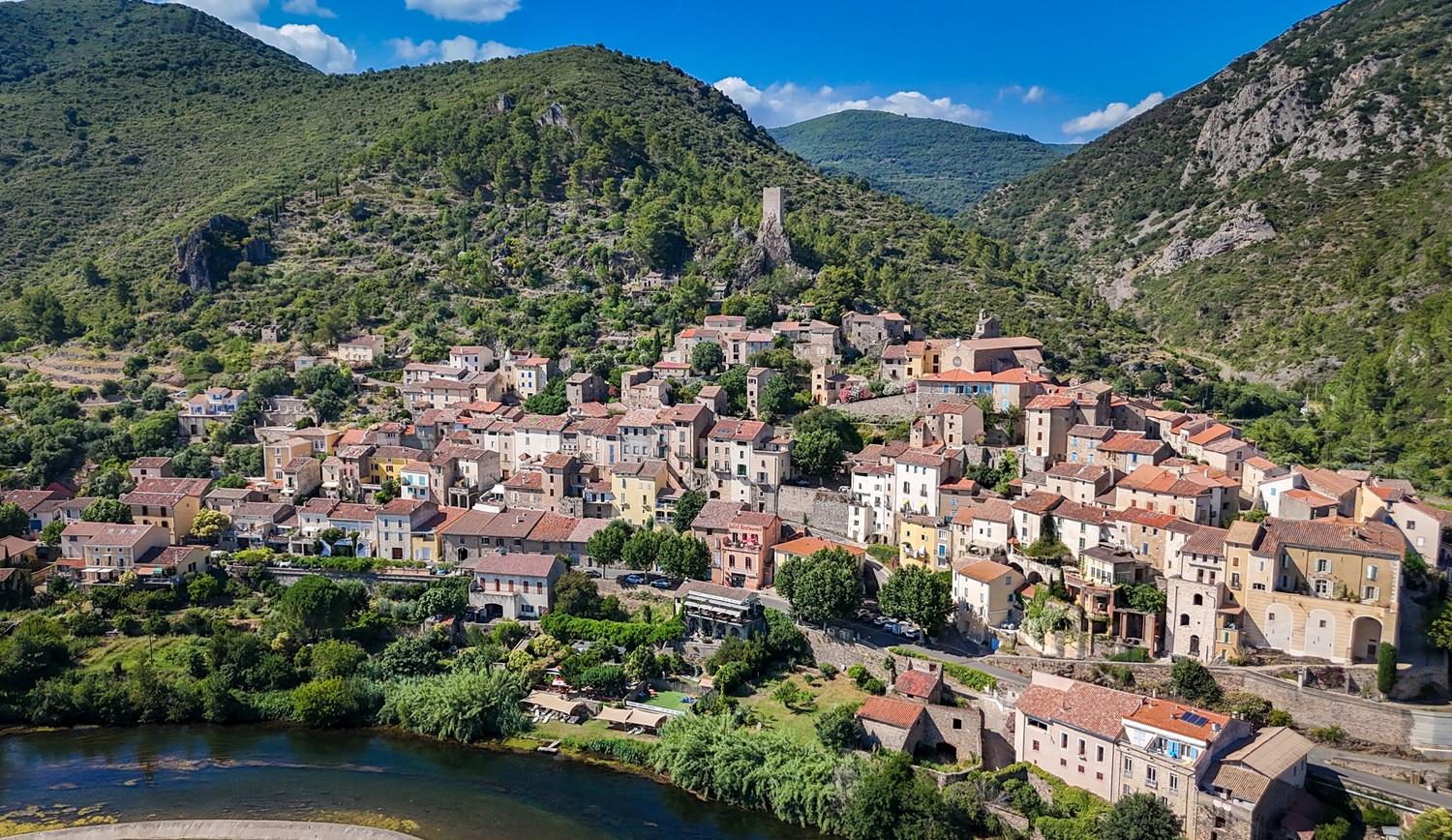 ESCAPADE EN MINI-BUS AVEC BUSCAPADE : OLARGUES ET ROQUEBRUN